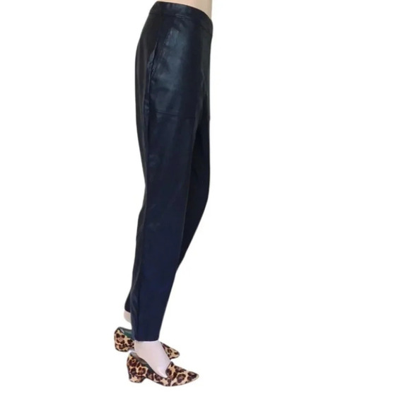 BLANKNYC Carbon Vegan Leather Black Pant Leggings - Picture 4 of 8
